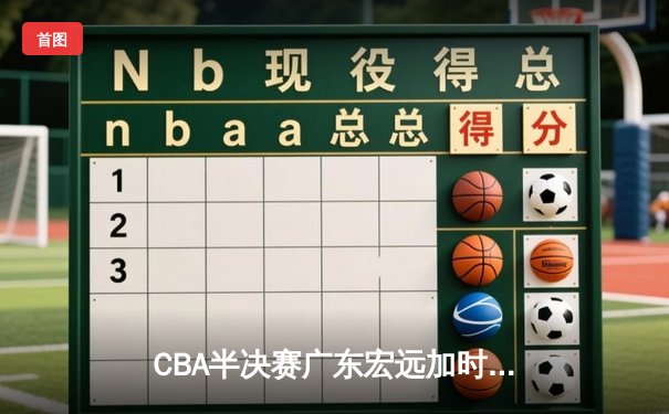 CBA半决赛广东宏远加时险胜辽宁本钢，赵睿关键三分锁定胜局